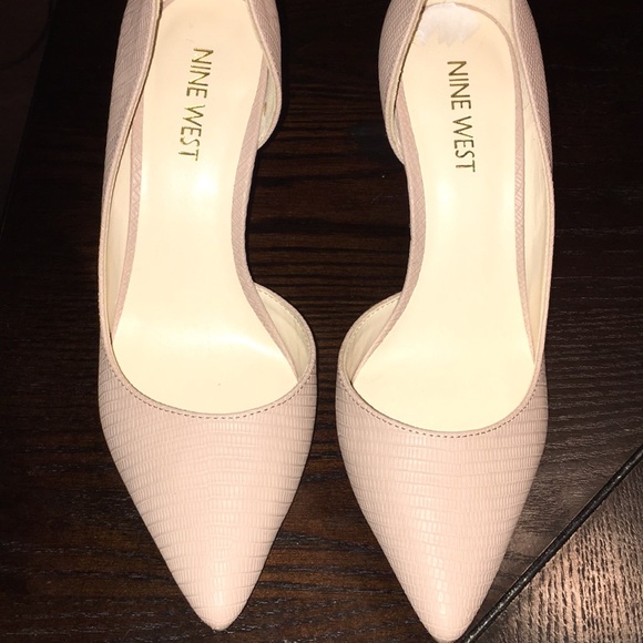 nine west peep toe shoes